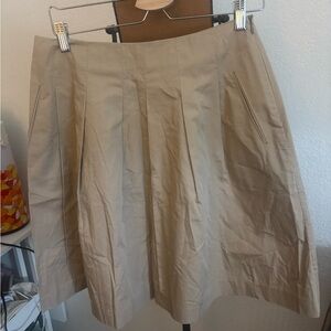 Banana Republic Cream A-Line Skirt - 22.5 inches long